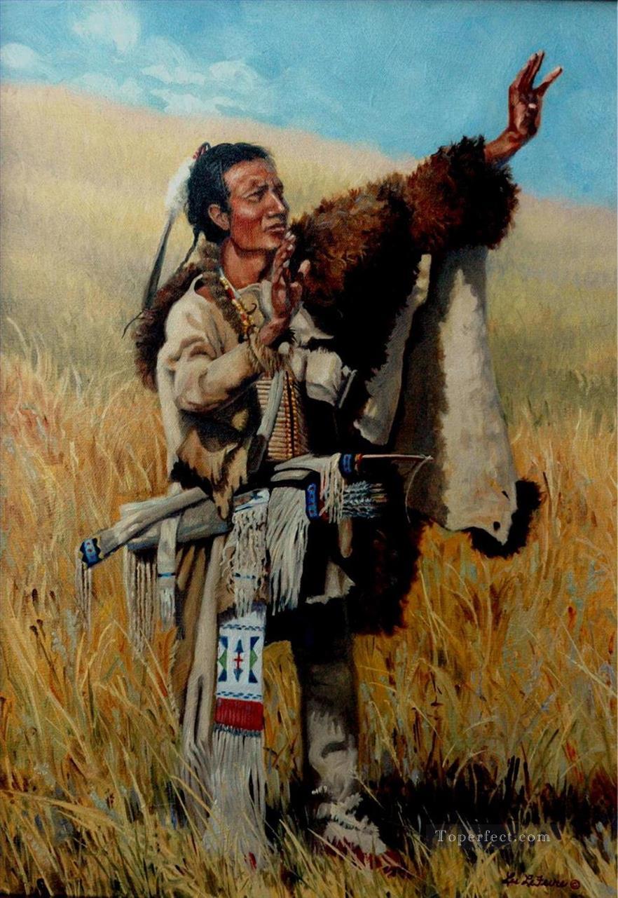 indios americanos occidentales 73 Pintura al óleo